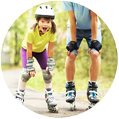 rollar skating