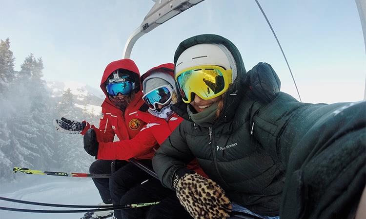 Skiing in Tahoe