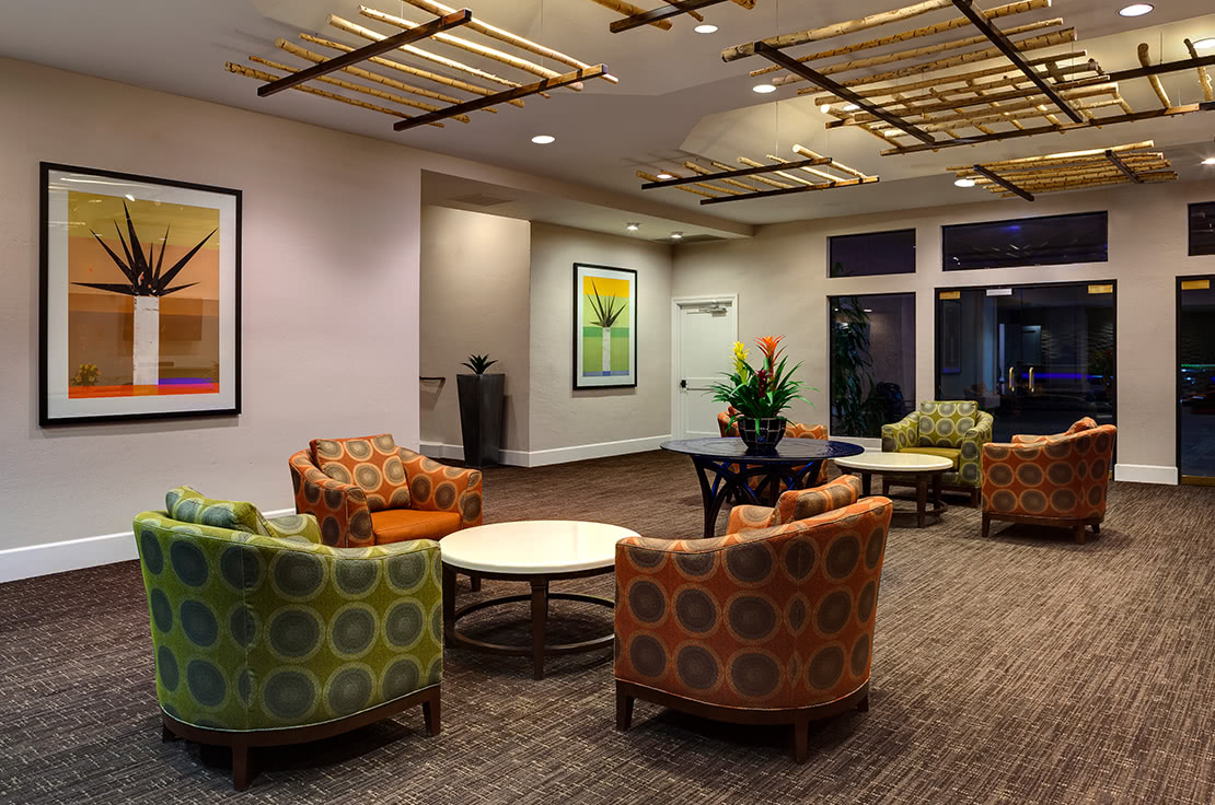 Palm Springs Resort Lobby